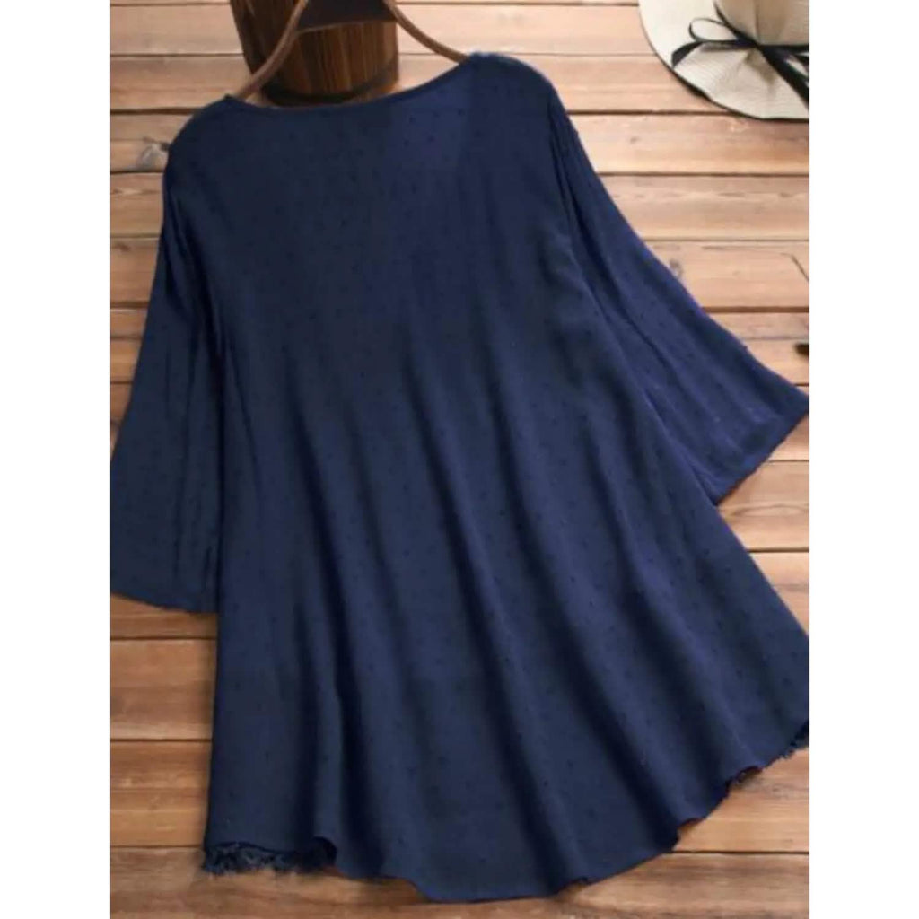 Women's V-Neck Floral Lace Top